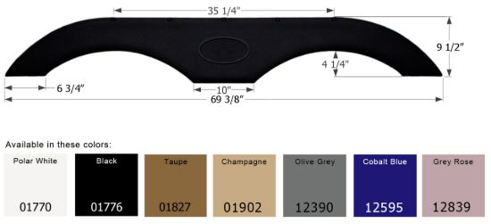 ICON FENDER SKIRT  TANDEM  ICON  FS1770 - 12595