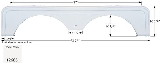 ICON FENDER SKIRT  TANDEM  SUNNYBROOK  F - 12666