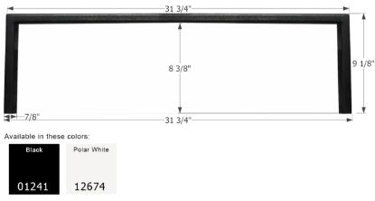 ICON STEP TRIM  STANDARD  POLAR WHITE - 12674