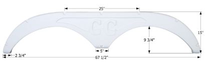 ICON FENDER SKIRT  TANDEM  FOREST RIVER - 12713