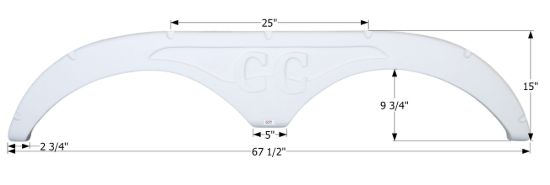 ICON FENDER SKIRT  TANDEM  FOREST RIVER - 12713
