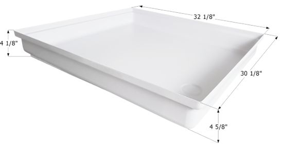 ICON SHOWER PAN SP300-PW ASSMBLY - 12873
