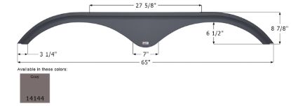 ICON PILGRIM FENDER SKIRT  GREY - 14144