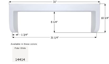 ICON STEP TRIM 31 X 10 3/4 PW - 14414