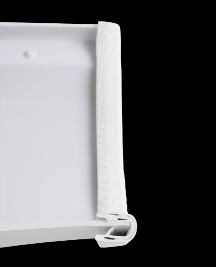ICON END CAP FENDER SKIRT SPLIT WHITE - 14516