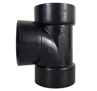 ICON FITTING  ABS  SAN TEE-WYE  3'  HUB- - 14848