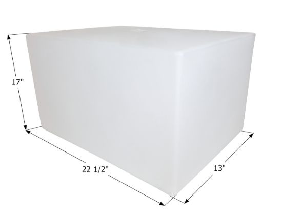 ICON FRESH WATER TANK  WT3616  22 1/2X13 - 15009