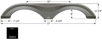 ICON FENDER SKIRT  TANDEM  GRAND DESIGN - 15043