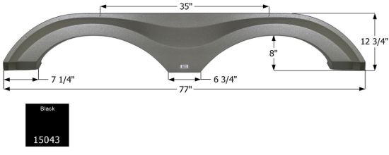 ICON FENDER SKIRT  TANDEM  GRAND DESIGN - 15043
