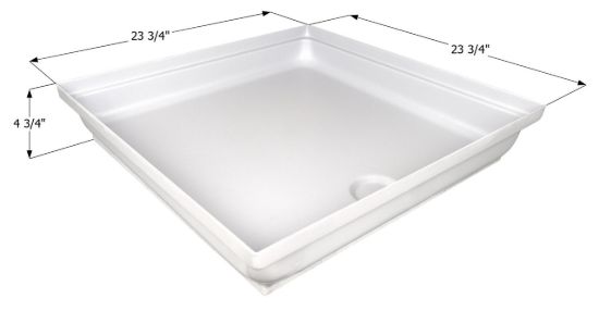 ICON SHOWER PAN  SP2424-PW - 15235