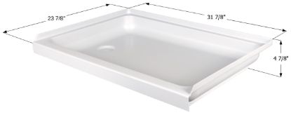 ICON SHOWER PAN  SP2432LH-PW  LH DRAIN - 15237