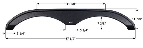 ICON FENDER SKIRT  TANDEM  PACIFIC COACH - 15404