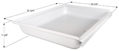 ICON SHOWER PAN  SP3036-PW  CENTER DRAIN - 15460