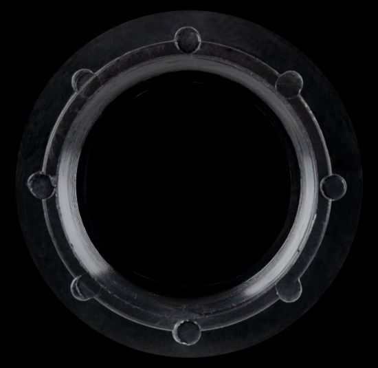 ICON SPIN FITTING  RAISED  1.5' FPT  BLA - 15502