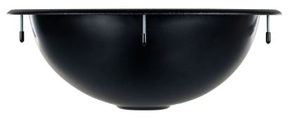 ICON SINK  SO1013  OVAL  10X13  BLACK - 15920