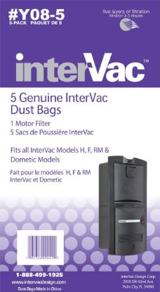 INTERVAC VAC Y08-5 DUST BAGS FOR H F AND RM - Y085