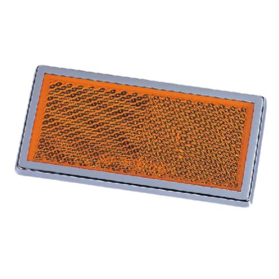 HOPKINS 4-3/8'X1-1/8'STICKON REFLEC AMB50PK - 168SA