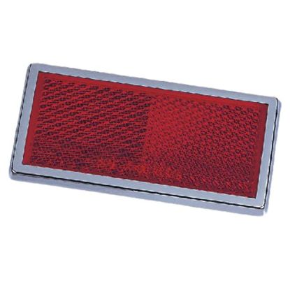 HOPKINS 4-3/8'X1-1/8'STICKON REFLEC-RD 50PK - 168SR