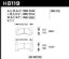 HAWK BRAKE PADS DTC-70 - HB119U594