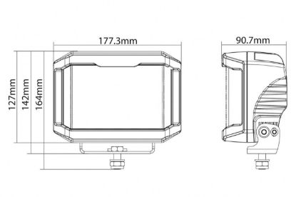 IRONMAN 4X4 5 INCH HEIGHT X 7 INCH WIDTH; 99 WA - ILED5X7