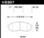 HAWK BRAKE PADS PERF. CERAMIC - HB387Z547