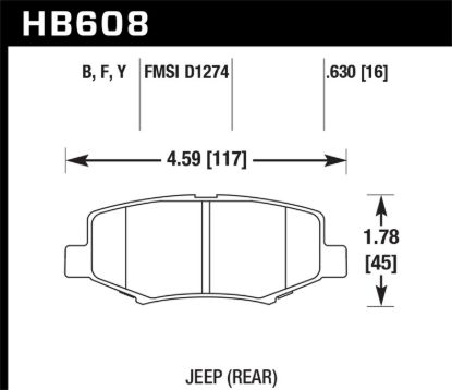 HAWK HP PLUS - HB608Y630