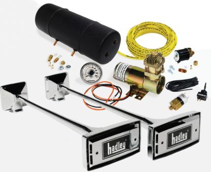 HADLEY HORNS TWIN RECTANGULAR HORN KIT - H00977N