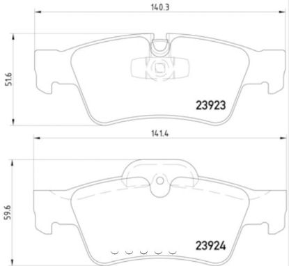HELLA BRAKE PAD SET  DISC BRAKE - 355011421