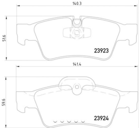 HELLA BRAKE PAD SET  DISC BRAKE - 355011421