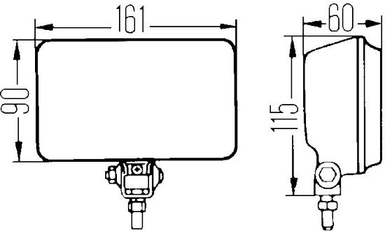 HELLA 450 DRV CLR H3 12V SAE/ECE - 005860231