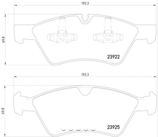 HELLA BRAKE PAD SET  DISC BRAKE - 355012011