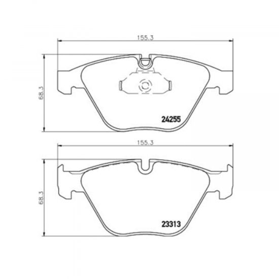 HELLA BRAKE PAD SET  DISC BRAKE - 355013931