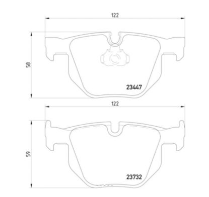 HELLA DISC BRAKE PAD - 355013941