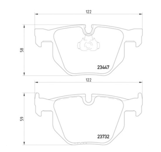 HELLA DISC BRAKE PAD - 355013941