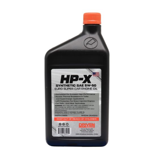 DRIVEN RACE HP-X 5W50 MOTOR OIL - 17506