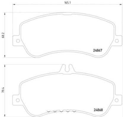 HELLA BRAKE PAD SET  DISC BRAKE - 355014221