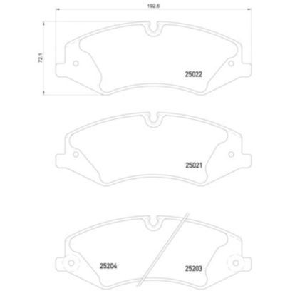 HELLA DISC BRAKE PAD - 355015551