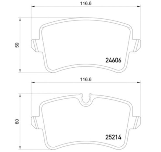 HELLA DISC BRAKE PAD - 355016061