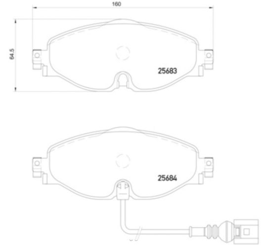 HELLA DISC BRAKE PAD - 355020191