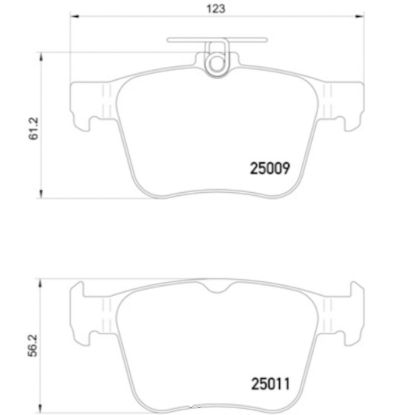HELLA DISC BRAKE PAD - 355020261