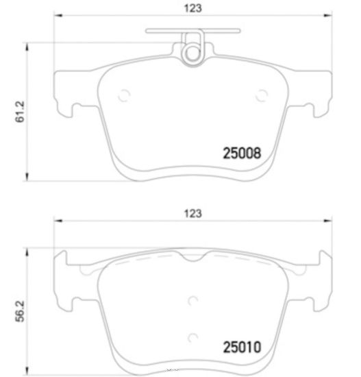 HELLA DISC BRAKE PAD - 355020271