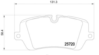 HELLA DISC BRAKE PAD - 355020361