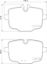 HELLA BRAKE PAD SET  DISC BRAKE - 355024921