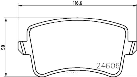 HELLA BRAKE SHOE SET - 355025391