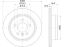 HELLA DISC BRAKE ROTOR - 355123152