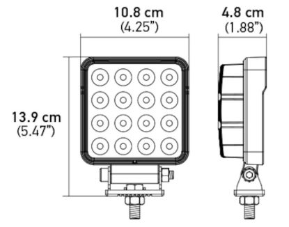 HELLA WORKLIGHT VF 4SQ 2.0 LED MV LR BP - 357106012