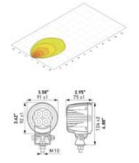 HELLA WORKLIGHT NA 0GR MD12-48DT R2100 1G - 357109101
