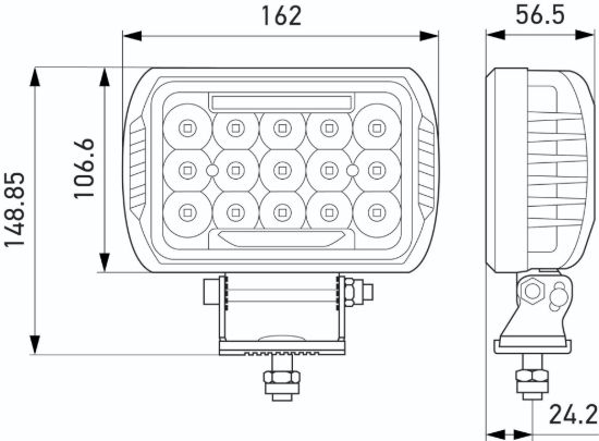HELLA HELLA VALUEFIT 450 LED DRV KIT - 358154051