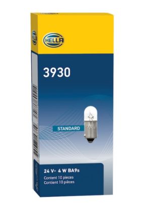 HELLA BULB 24V 4W BA9S T2.75 - 3930
