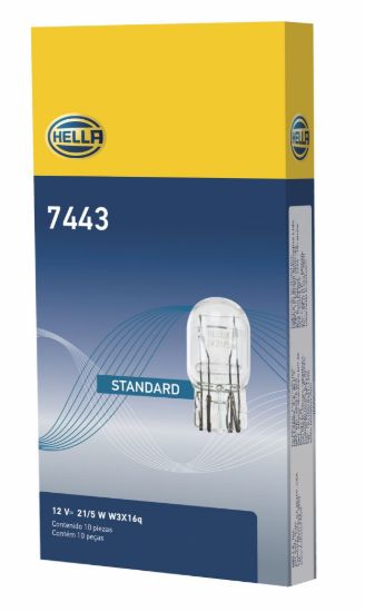 HELLA BULB 12V 21/5W W3X16Q T6. - 7443